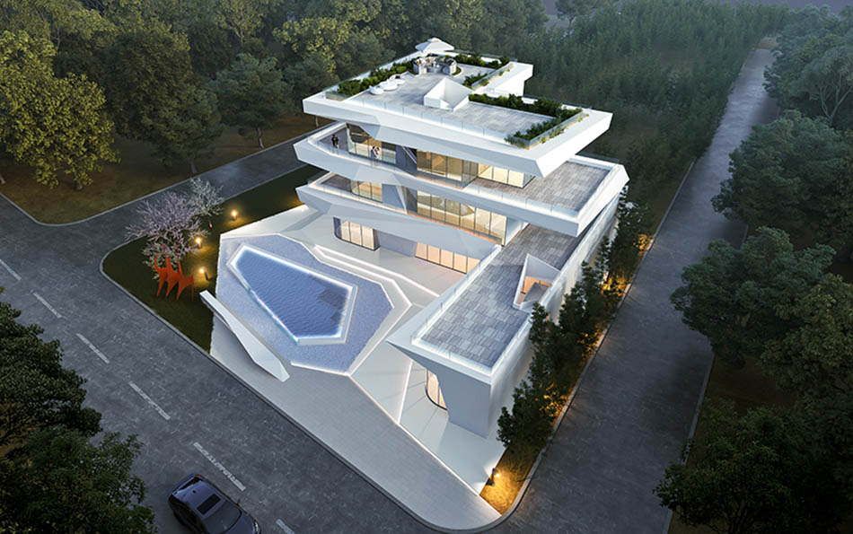私人住宅建筑单体